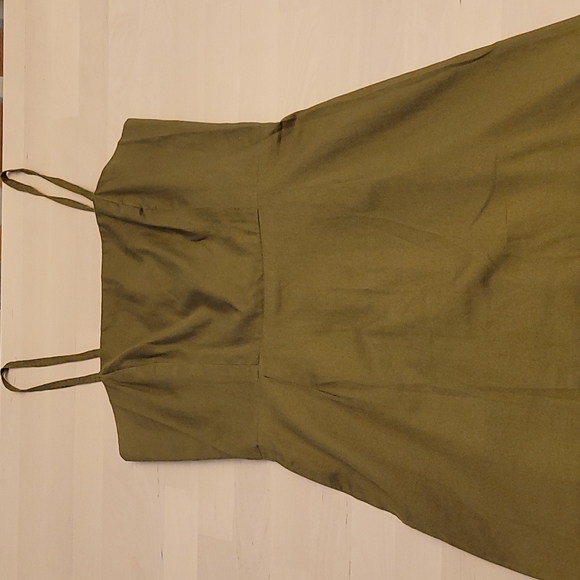 Vintage 1970s Handmade Olive Green Dress(no tags) - Picture 11 of 11